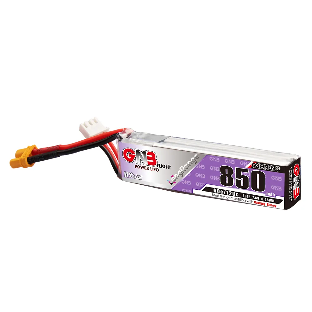 بطارية GAONENG GNB LiPo 850mAh - مراجعة Drone Kit Long Range وسعره